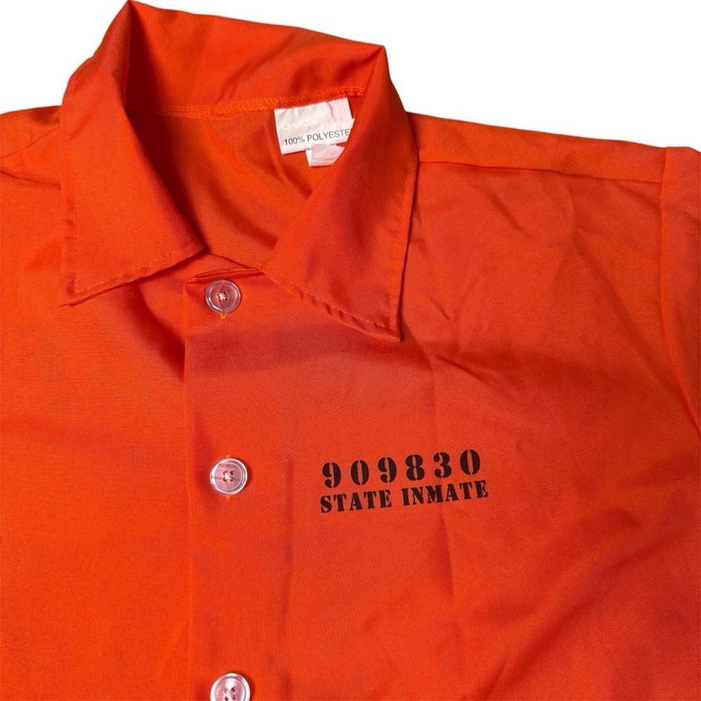Halloween costume State inmate prisoner costume